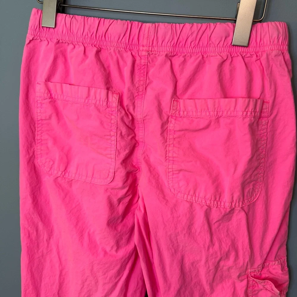 Aerie Baggy Cargo Skater Pants Coral Sun Pink Women’s XS 100% Cotton - Picture 9 of 15